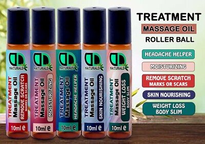 Behandlung Massage Rolle Ball 10ml - Nerven Muskel Schmerzlinderung Krämpfe Ballaststoffe ganz
