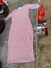 LuLaRoe Girl s size XXS Dress Pink and Blue Scoop Neck