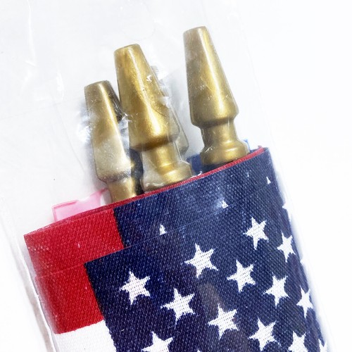 American Flag Set 8 Made in USA Handheld Stick 4x6" Small Garden Patriotic - Picture 3 of 8