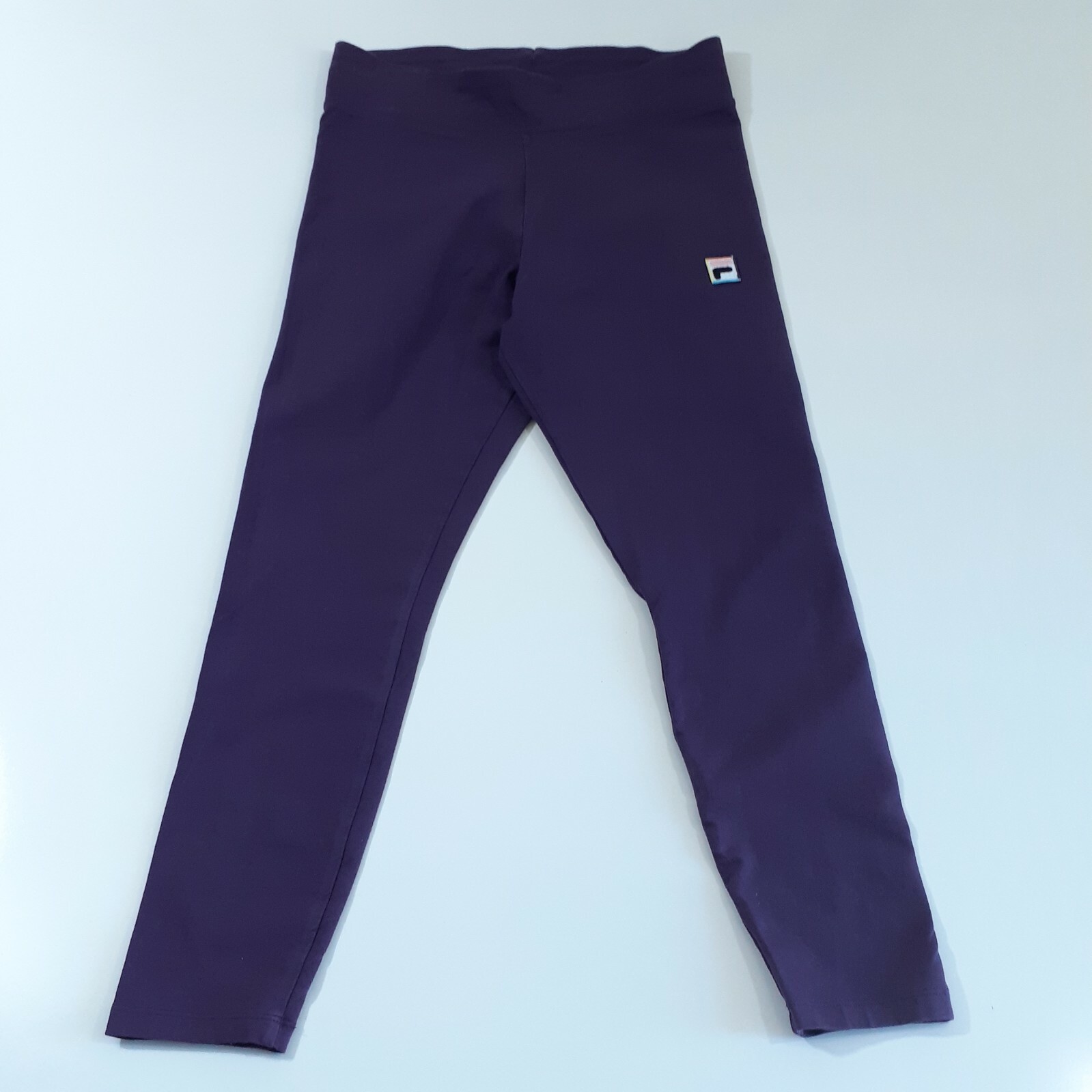 Leggings sportivi Fila donna viola comodi vita elastica slim fit taglia large