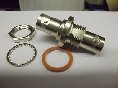 Amphenol  BNC Bulkhead Jack  to Jack  Adapter 31-220, UG-492A/U 