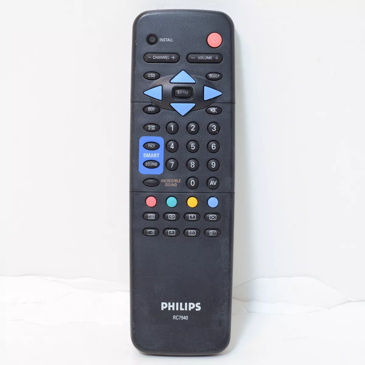 Philips RC7940 TV Remote Control TESTED Working Genuine RC 7940