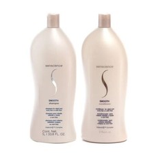 Smooth Anti Frizz Disciplining Hair Treatment Shampoo Conditon 2x1L - Senscience