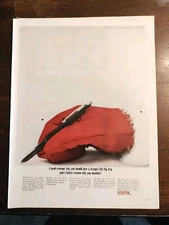 1962 Christmas Vintage Magazine Ad Scripto Tilt-Tip Pen Santa Glove Nice Image