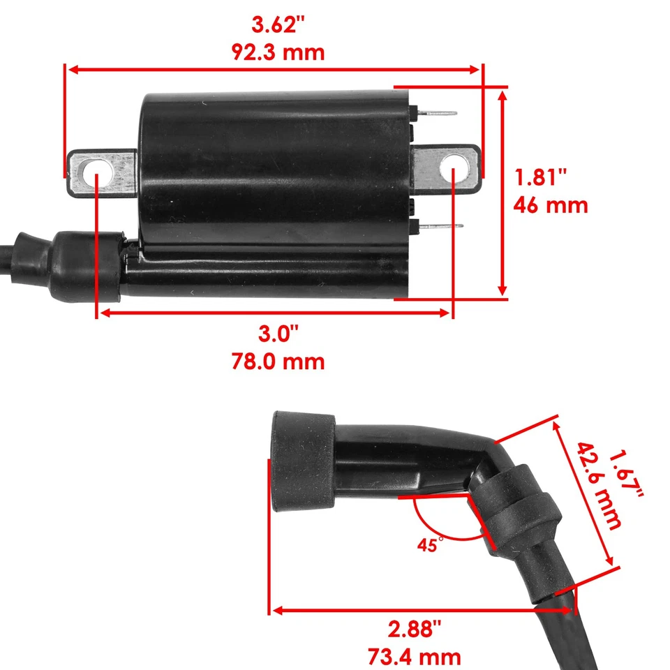 Bobina de encendido para Arctic Cat 300 DVX 2009 2010 2011-2016 / Alterra 300 2017 2019 Foto 2 de 4