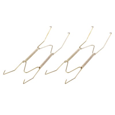 6PCS Plate Hanging Wire Metal Hangers 8 Inch Plate Hangers Invisible Dish