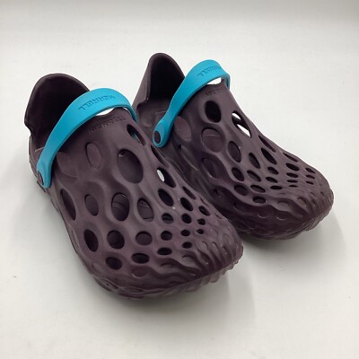 Merrell Hydro Moc Water Sandals Maroon Blue Men s 7.5 Womens 9 Water Hiking