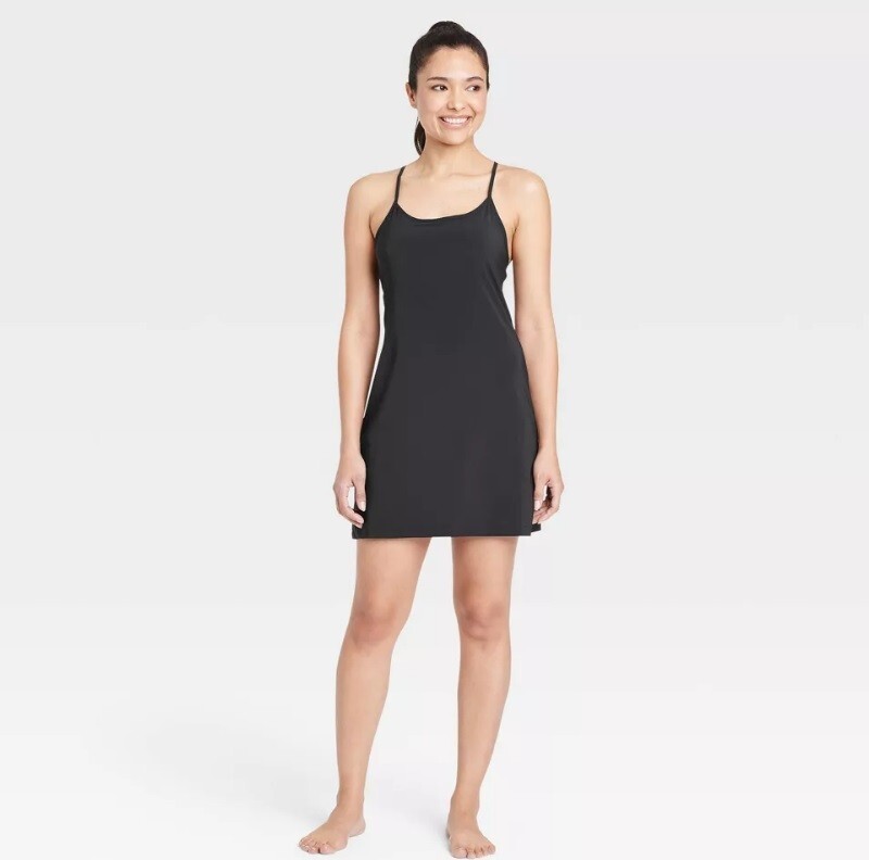 Women's Flex Strappy Exercise Dress - All In Motion Black XS