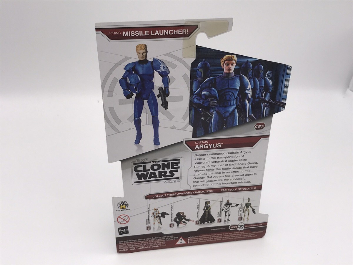スター・ウォーズ CLONE WARS フィギュア CAPTAIN ARGYUS Amazon.com: Star Wars The Clone Wars Captain Argyus Figure