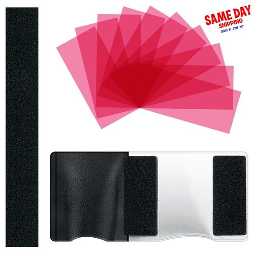 Gel Light Filter Photography 12 Colour Lamp Transparent Plastic Sheet Film 10Pcs - Picture 12 of 14
