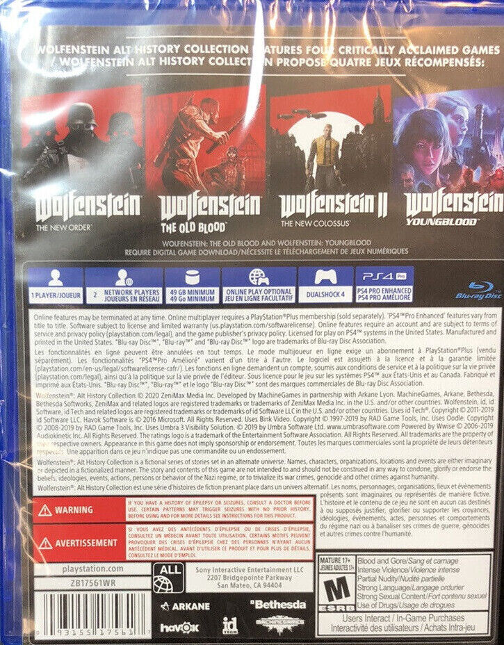 Wolfenstein: Alt History Collection Trophy Guides and PSN Price History