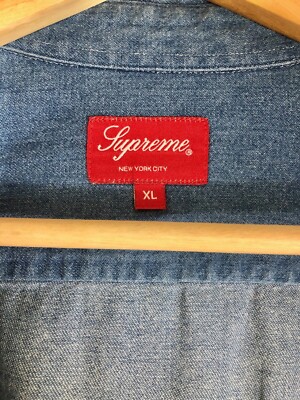 Supreme Pink Panther Denim Shirt (SS14) | eBay