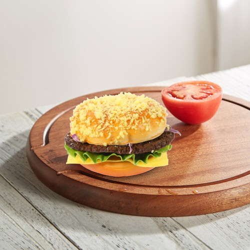 5 Stück künstliche PU realistische Burger Figur Fake Food Brot Modell - 第 9/12 張圖片