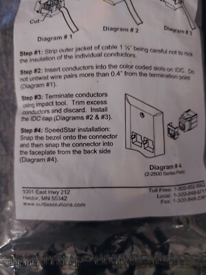 Rj45 Femmina Cat6 Utp Presa Rj45 Senza Attrezzi Safire Ks6-tl180 - Foto 9