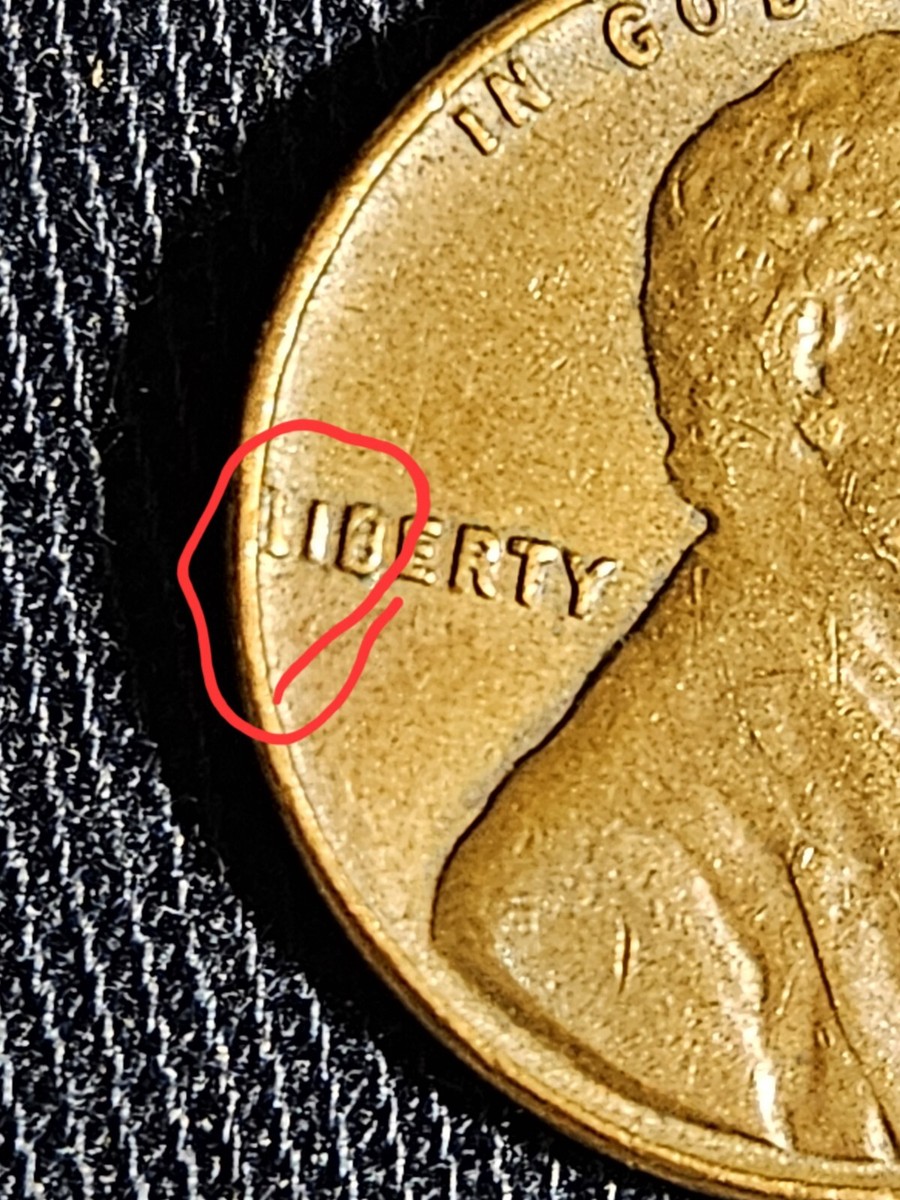 1964 D Penny Errors, Close AM, 