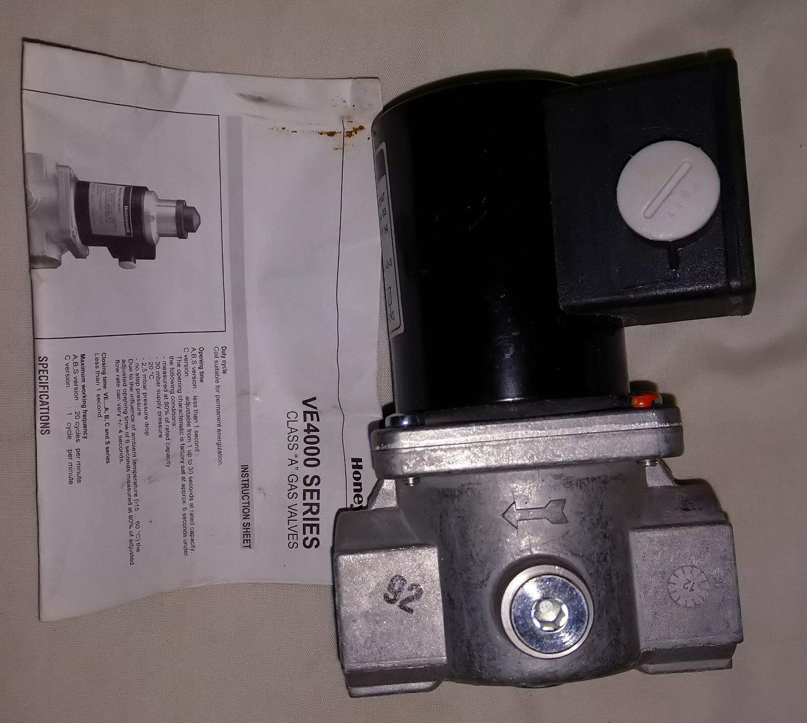 Honeywell VE4025A1004 Solenoid gas Valves For burner 220240V eBay