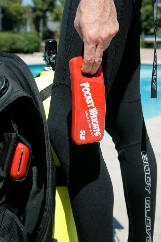Pesas de bolsillo BCD pesas de buceo (individuales). Envío prioritario USPS gratuito. Foto 2 de 3