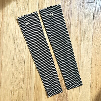 Nike Pro Elite Men s Size M Made In USA Black Gold Running Arm Sleeves