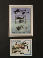 Airplane Stamps Souvenir Sheets, Democratic Republic Of Congo Zaire 2001 1586