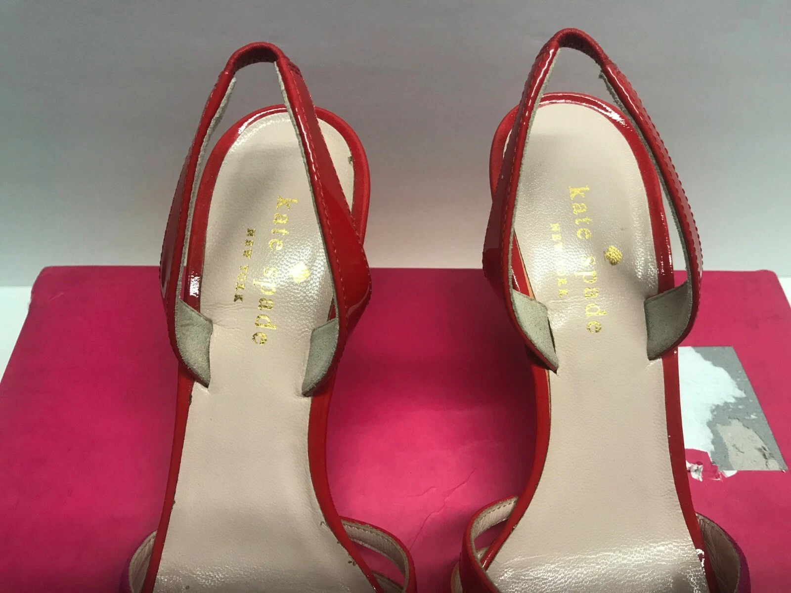 Sandalo Kate Spade New York donna 6 5 sasha pomodoro rosso pelle verniciata
