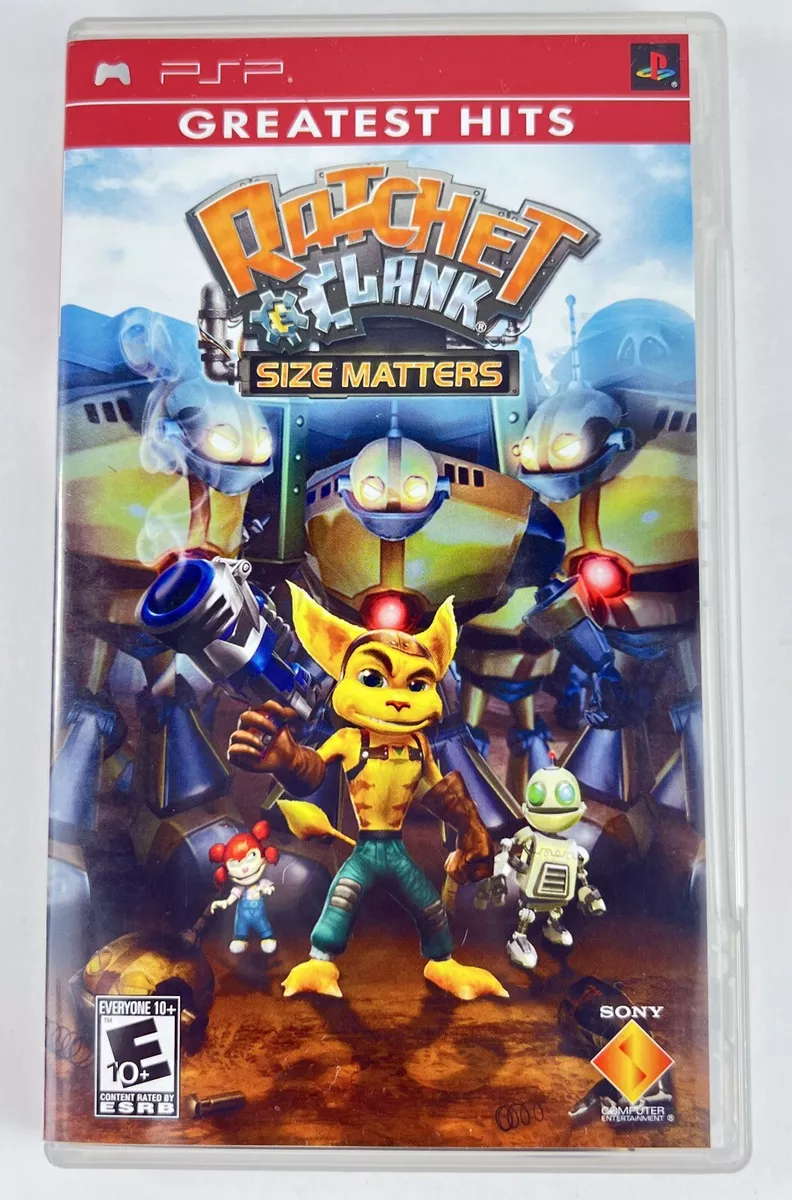 Ratchet & Clank: Size Matters (Sony PSP Playstation 2007) AUTHENTIC &  COMPLETE!! 711719863328