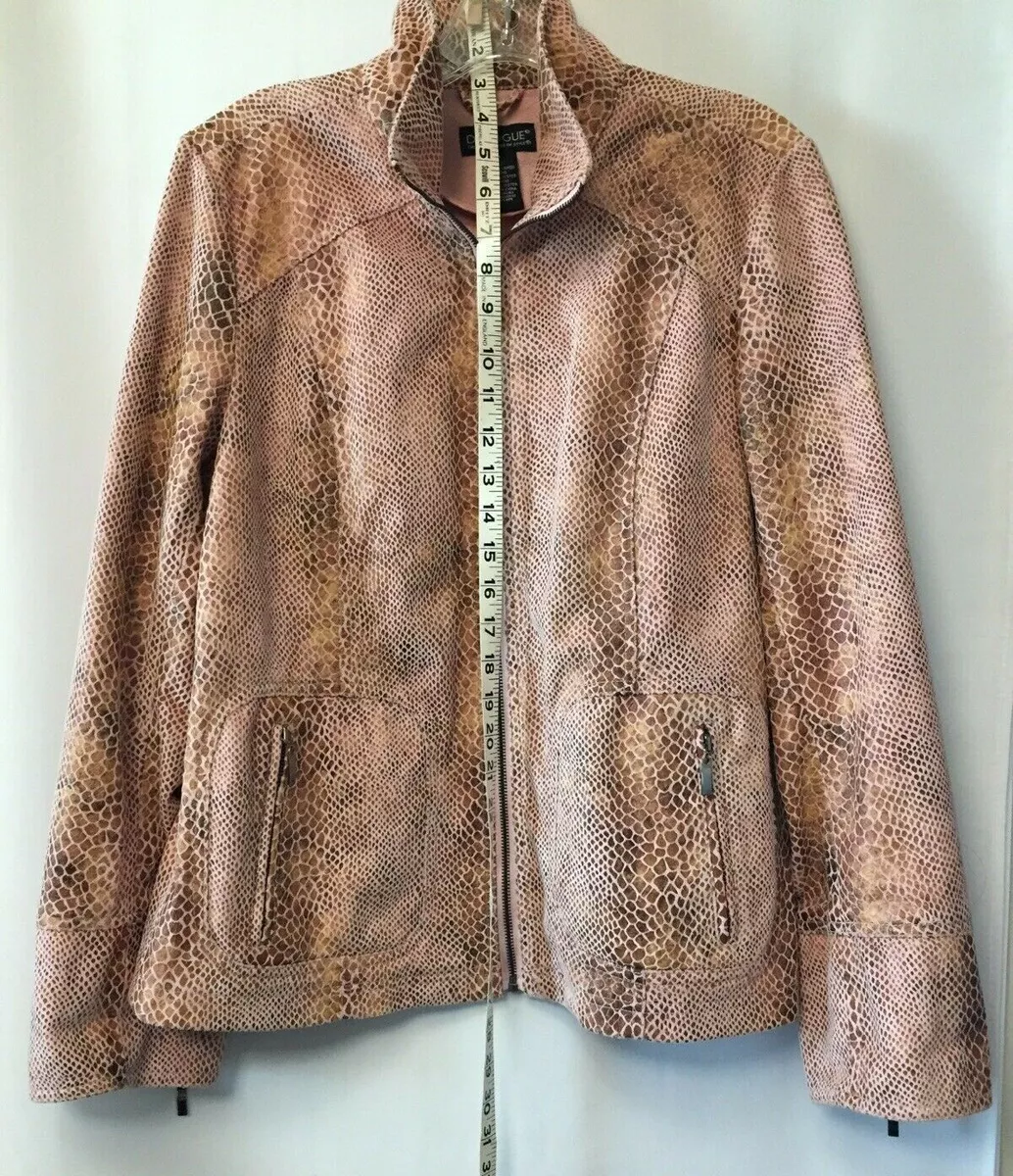 Faux snakeskin jacket sale