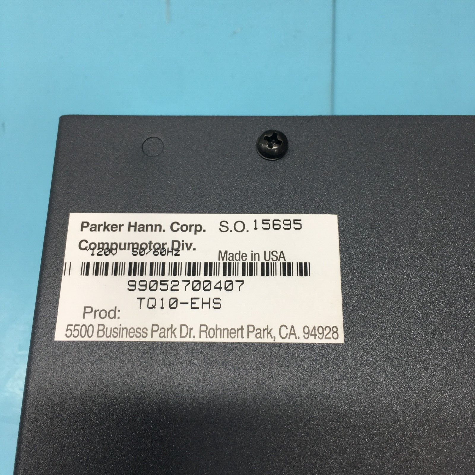 PARKER HANN COMPUMOTOR TQ10-EHS TORQUE SERVO MOTOR DRIVER, 122396