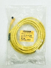NEW TURCK WKE 4.4T-6/S600 EURO FAST 90° CORD SET 4-POLE