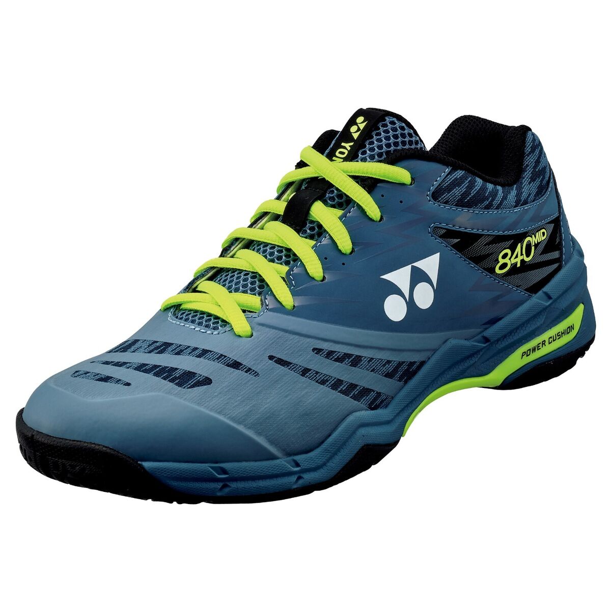 YONEX POWER CUSHION 840 MID SHB840MD 168 Width 3E Blue Gray YONEX POWER CUSHION 840 MID SHB840MD 168 Width 3E Blue Gray