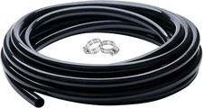 25ft 3/8" ID Black Vinyl Tubing Flexible PVC Hose for Pond Fountain Waterfall