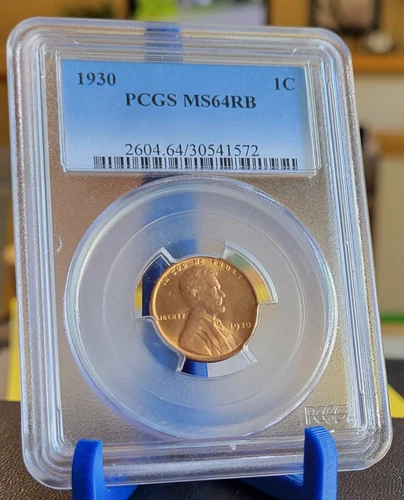 1930 LINCOLN HEAD CENT PCGS MS64 RB