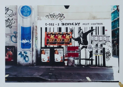 Banksy -Steve Lazarides ''Everywhere I Look Around  Barcorde Love is in the Air''