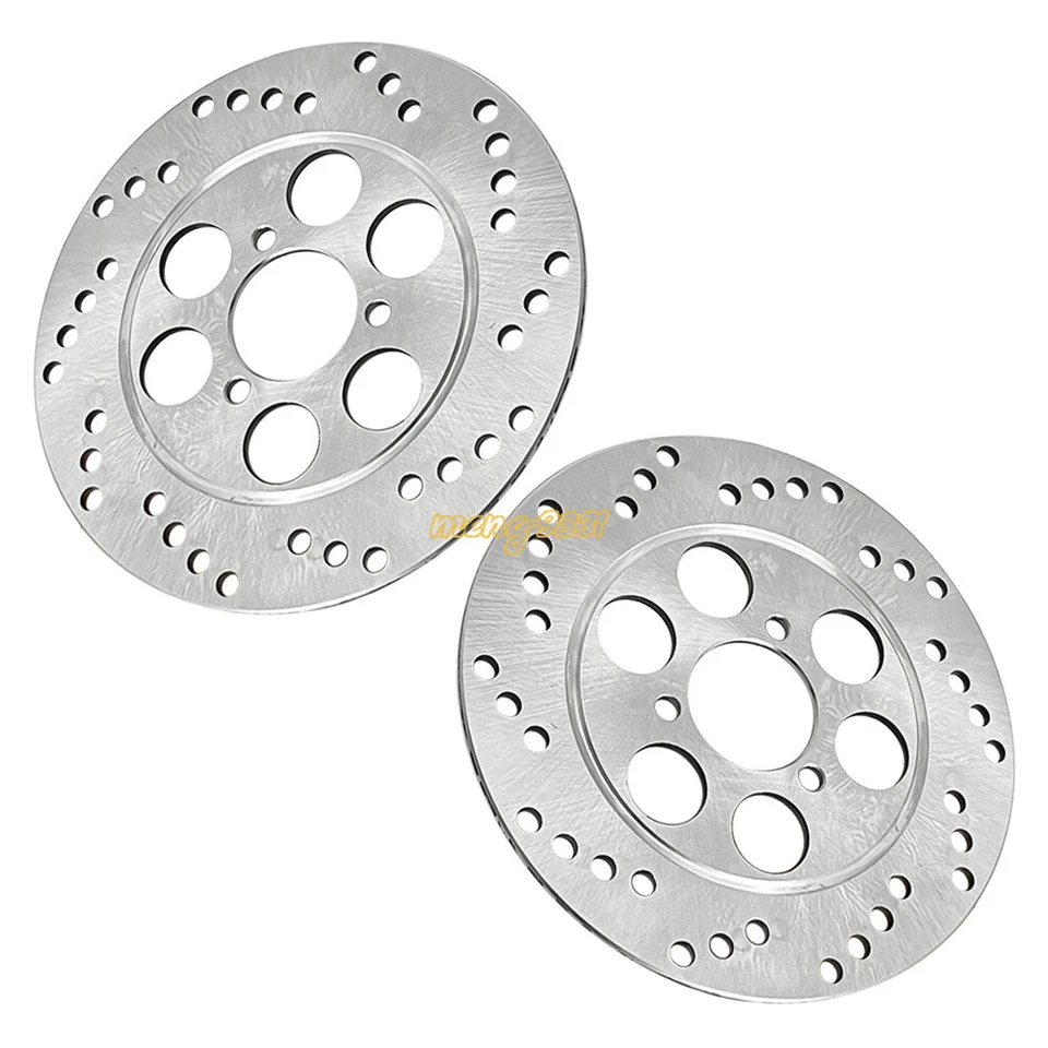 2x Rotores de disco de freno delanteros para Honda ATC200X 1983 1984 1985 ATC250R 1983-1984 Foto 3 de 4