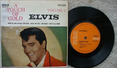 Elvis Presley - Touch Of Gold Vol 2 - Australia - Orange EPA 5101 EXCELLENT- 45