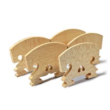 4/4 Full Size 10pcs Baroque Violin Bridge Maple Wood Violin Parts Durable