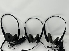 Lot Of 3 Jabra Usb Wire Corded Headset w/ GN1200 Mic 88001-99
