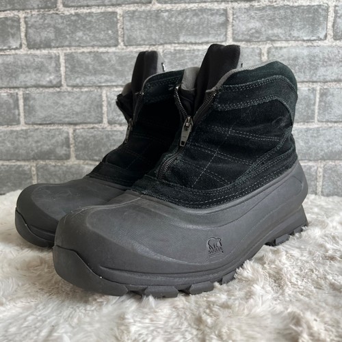 NM1436 Black Cold Mountain Zip Boots 