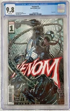 Venom 1 2021 Hitch CGC 9.8 WHITE PAGES! - Key Issue