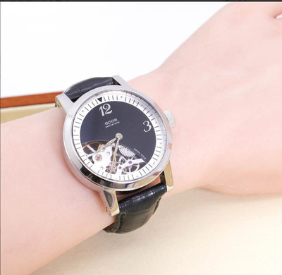 EPOS Operation Skeleton Mechanical Hand Winding Watch Running Used F/S
