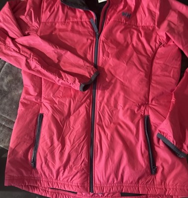 Helly Hansen Size Medium Pink Full Zip Polartec Primaloft H2Flow Jacket