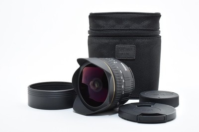 Sigma 15mm f/2.8 EX DG Fisheye AF Lens For Nikon F [Top MINT w/Case ] From JAPAN