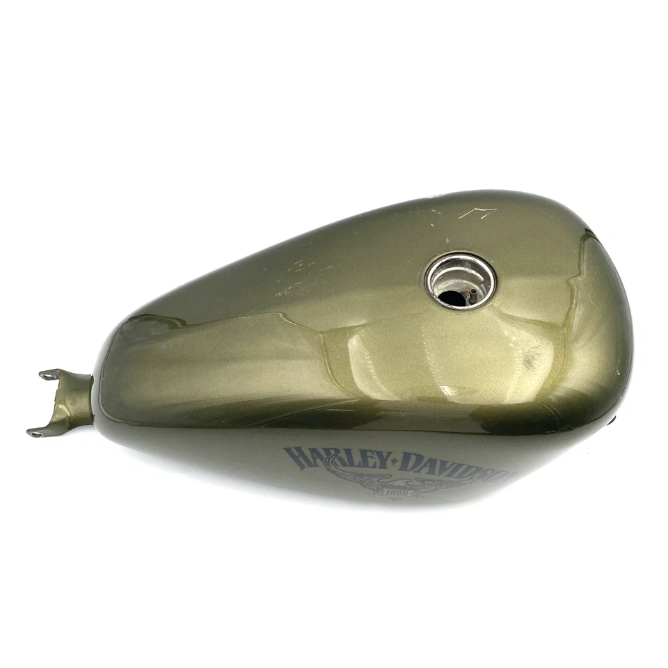 OEM Harley 61000222DZW tanque de combustible de gasolina oro oliva 2016 Iron 883 09-17 Sportster Foto 3 de 4