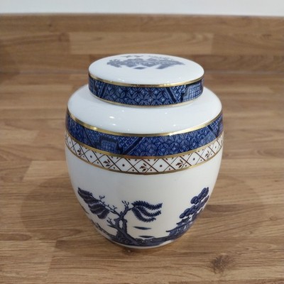 Vintage Royal Doulton STÄNDE ''Real Old Willow'' T.C. 1126 Großes Ingwerglas 1981