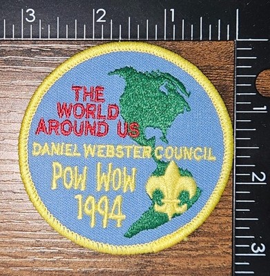 Daniel Webster Council The World Around Us Pow Wow 1994 BSA Patch