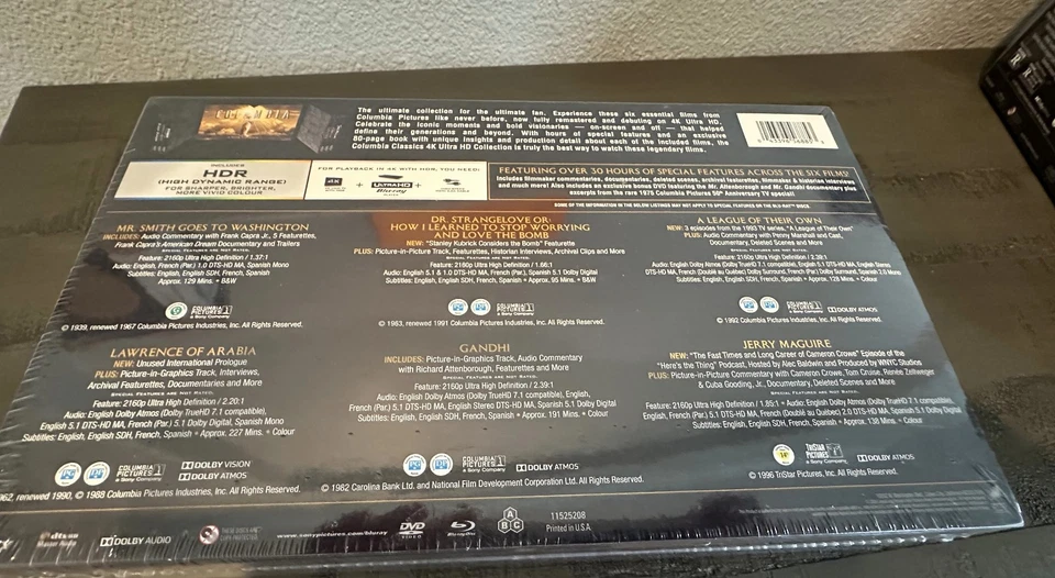 Columbia Classics Collection Vol. 1  RARE NEW FACTORY SEALED 4K ULTRA HD BLU-RAY - Image 2 of 4