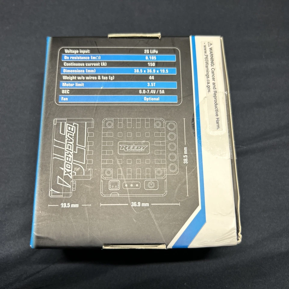 REEDY BLACKBOX 510R - (Sensored Brushless Electronic Speed Control) Part #27004 - Image 2 of 4