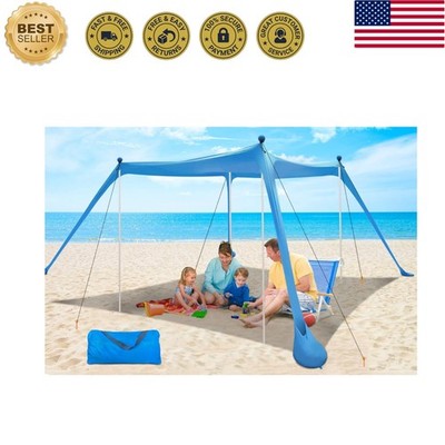 Multi-Purpose 11x11 FT Beach Canopy - Ultimate Sun Shelter with UV Protection