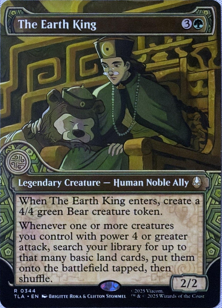 The Earth King (Showcase) 344 Avatar: The Last Airbender Magic: The  Gathering NM | eBay