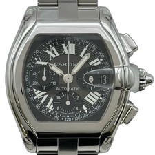 Cartier Roadster Chronograph W62007X6 Black Stainless Steel Automatic Men's Used