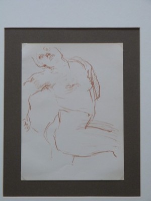 Oskar Kokoschka  ''Litho Weiblicher Akt '' von 1948